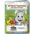 Action Pack Coloring Book W/ Crayons & Sleeve - All About Vegetables